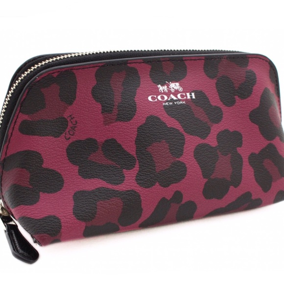 Coach Ocelot Print Crossbodybag AND Cosmetics Bag - Picture 5 of 7